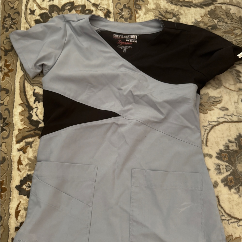 Grey's Anatomy Gray and Black Top